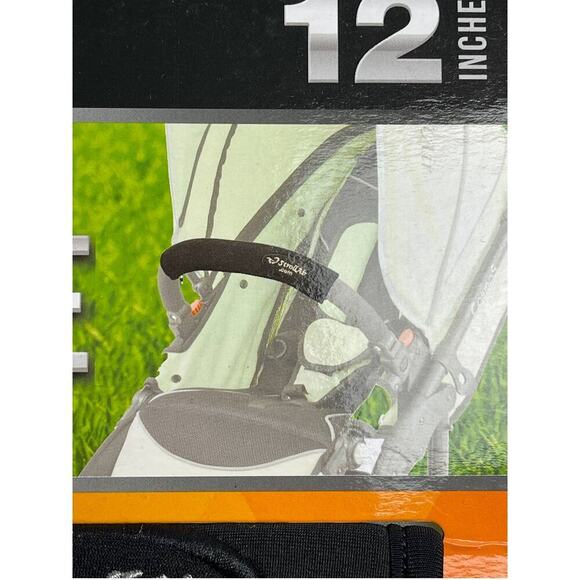 Stroller Handle Sleeves Black 1 in a Pack 12" NIP - Picture 1 of 5